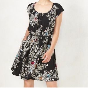 Women's LC Lauren Conrad Pleated Fit & Flare Dress